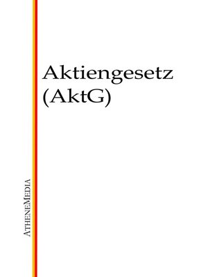 cover image of Aktiengesetz (AktG)